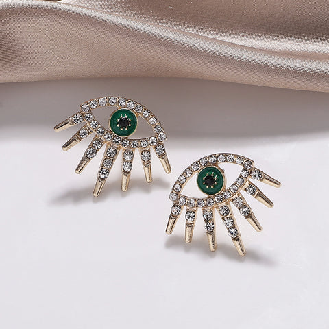 The Evil Eye Spiked Earring