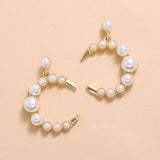 Pearl Moon Earring