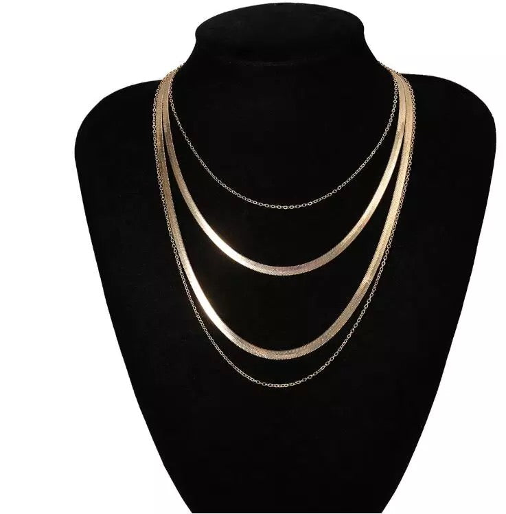 Extra Thick Gold Herringbone Chain Gold Layered Snake Necklace Gold Rope  Chain Choker Large Rope Chain 18k Gold Filled Thick Chain - Etsy