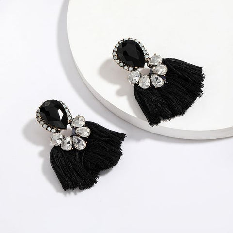 Crystal Tassel Earring